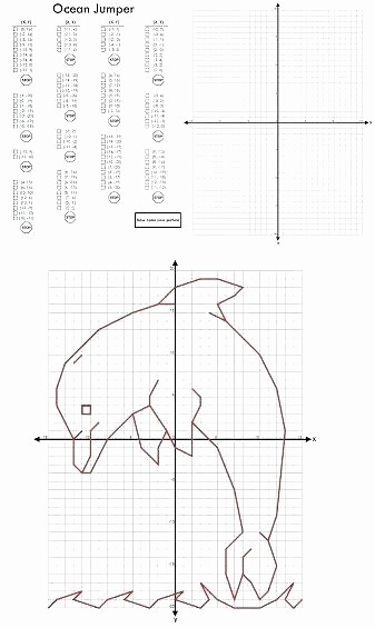 Graph Paper Art Worksheets Elegant Graph Paper Art Worksheets Coordinate Plane Mystery