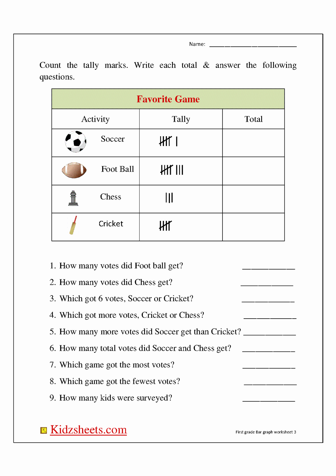 Graphing Worksheets for First Grade Awesome Kidz Worksheets October 2012