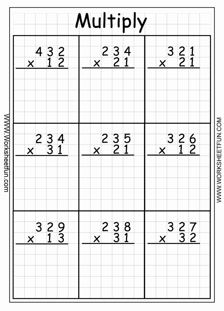 Hard Multiplication Worksheets New Hard Multiplication 2 Digit Problems
