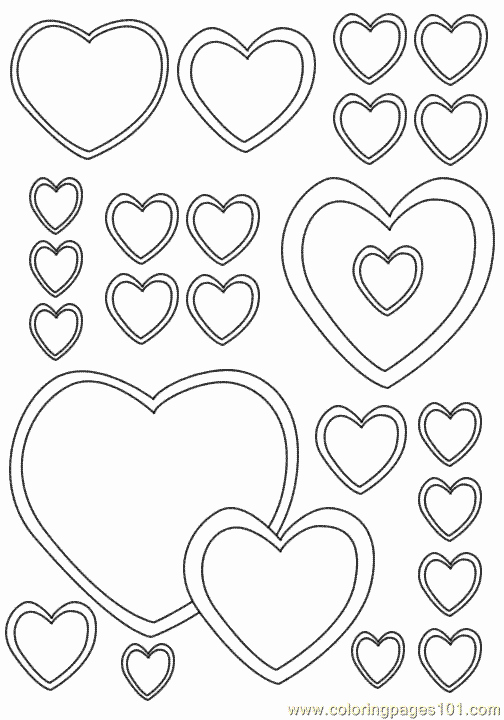 Heart Coloring Worksheet Elegant Coloring Pages Hearts Clr Other Heart Free Printable
