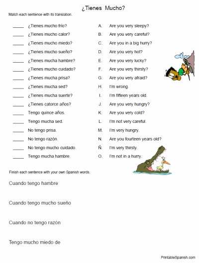 High School Spanish Worksheets Awesome 8 Best Of Printable Spanish Worksheets High School