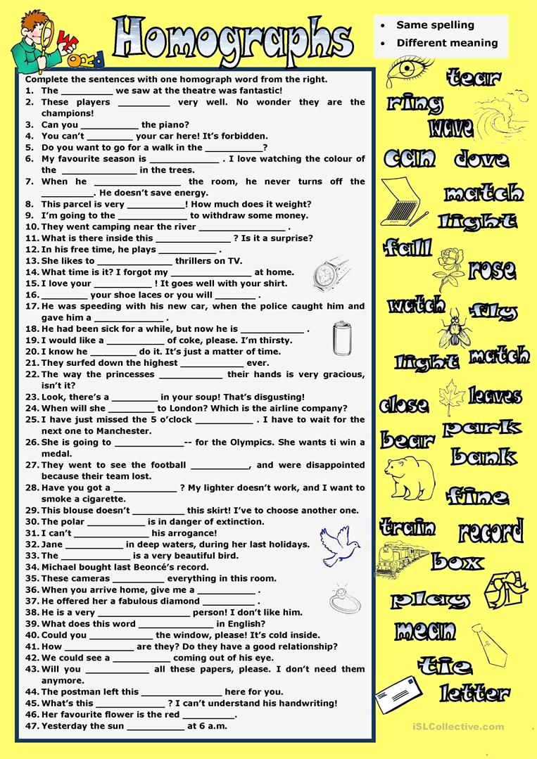 Homograph Worksheets 5th Grade Beautiful 20 Homograph Worksheet 5th Grade