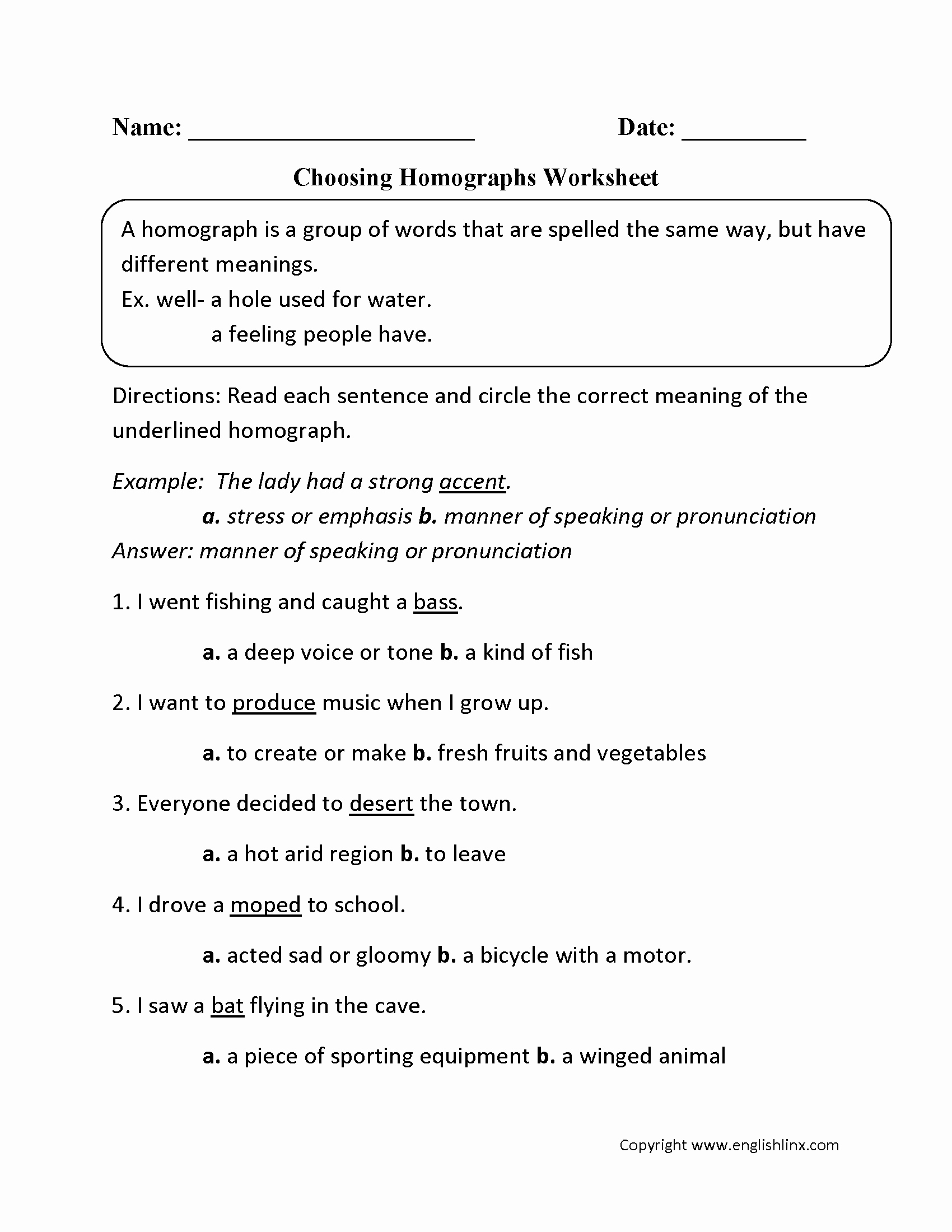 Homograph Worksheets 5th Grade Fresh 24 Homograph Worksheet 5th Grade Background