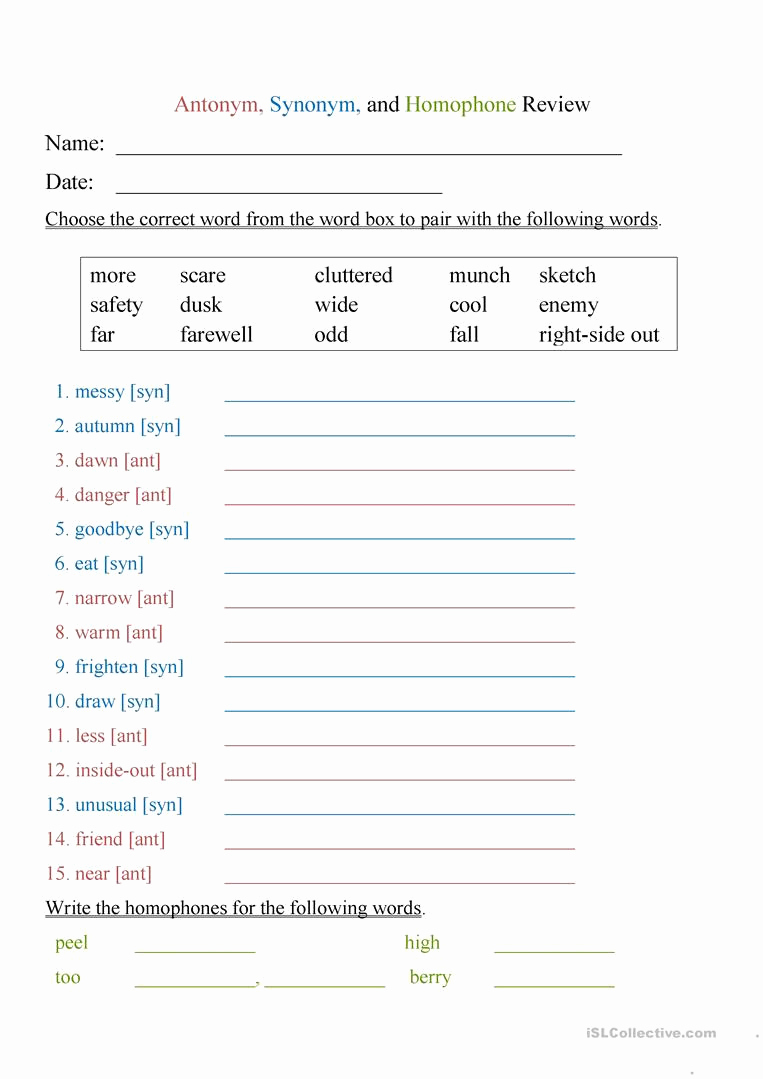 Homonym Worksheets High School Awesome Homonym Worksheets High School – Worksheet From Home