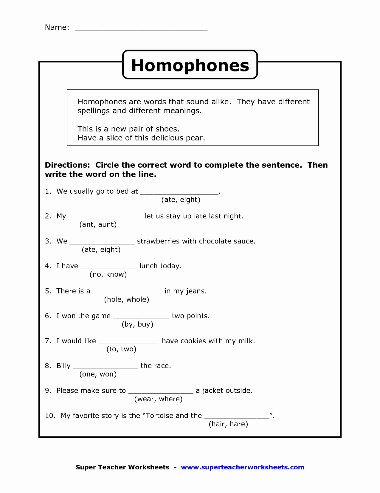 Homonyms Worksheets 5th Grade Luxury 5th Grade Homonyms Worksheets for Grade 5 thekidsworksheet