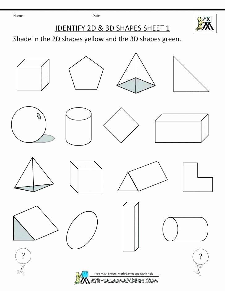 Identify Shapes Worksheet Kindergarten New 25 Identify Shapes Worksheet Kindergarten