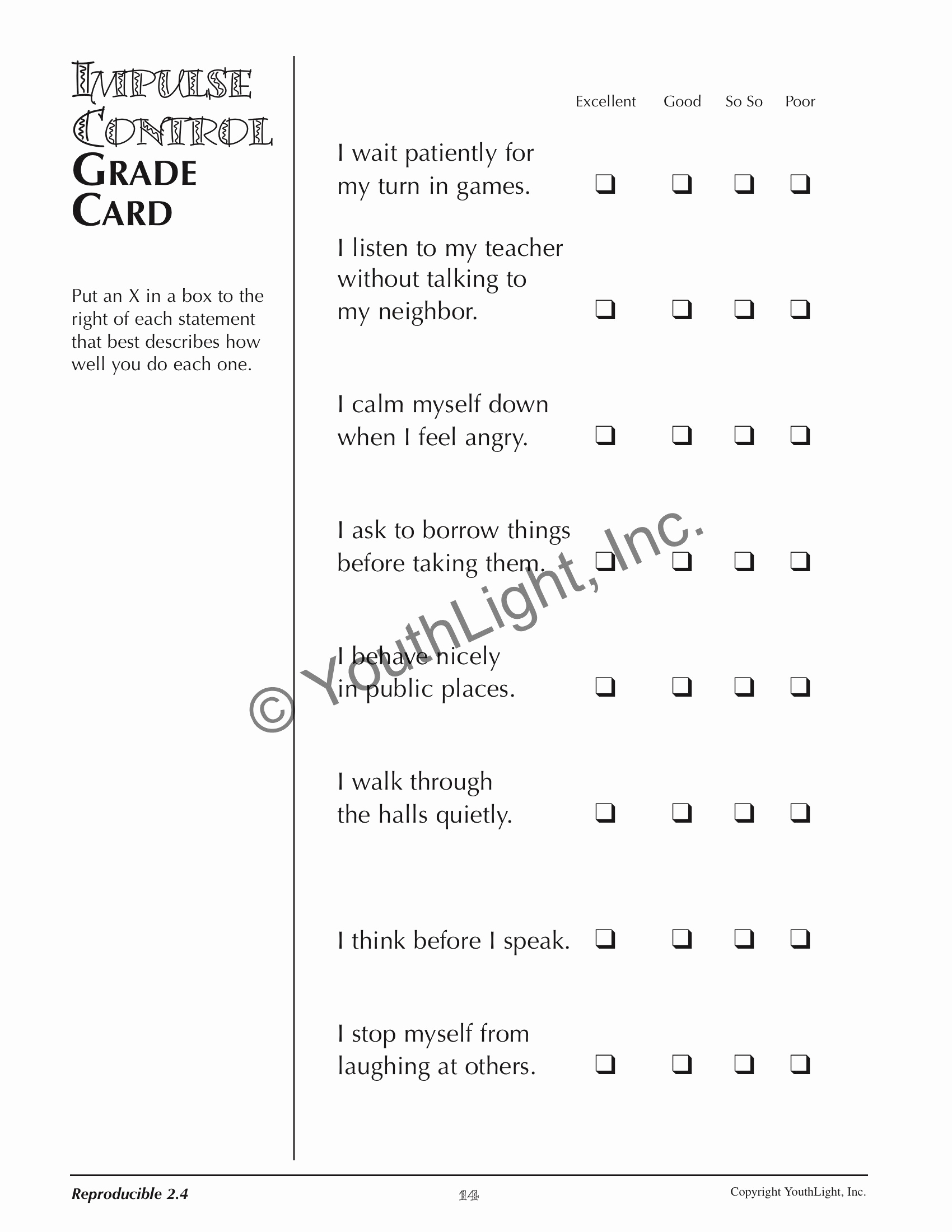 Impulse Control Worksheets Printable Awesome 30 Impulse Control Worksheets for Teens