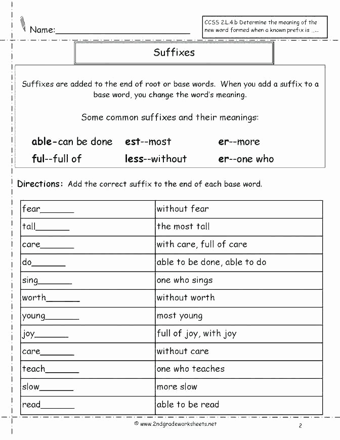 Inflectional Endings Worksheets 2nd Grade New Inflected Endings Worksheets 2nd Grade Inflectional