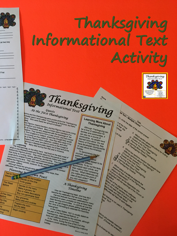 Informational Text Worksheets Middle School Inspirational Informational Text Celebrations