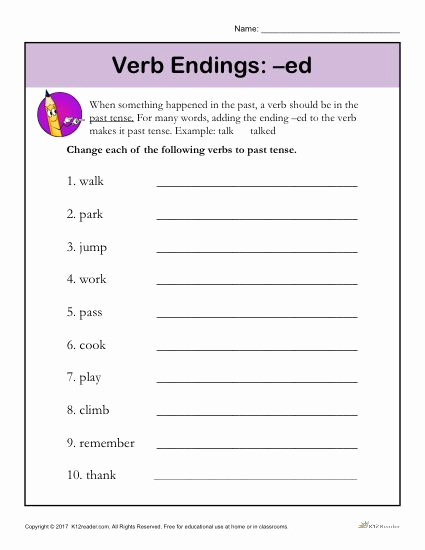Ing Endings Worksheets Beautiful Ing Verb Worksheet for Grade 2 Free Worksheet