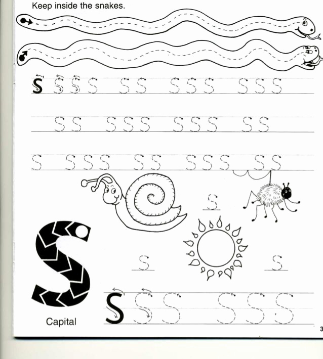Jolly Phonics Worksheets for Kindergarten Lovely Jolly Phonics Workbook 1