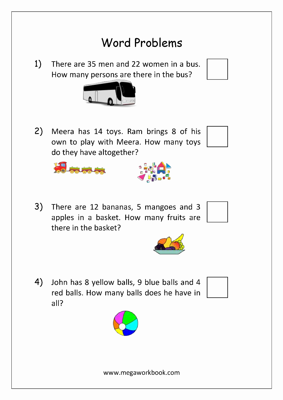 Get 30 Discover Kindergarten Addition Word Problems Worksheets Simple Template Design