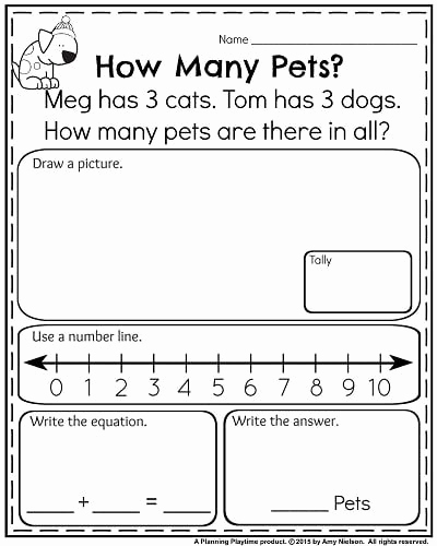 Kindergarten Addition Word Problems Worksheets Elegant January Kindergarten Worksheets