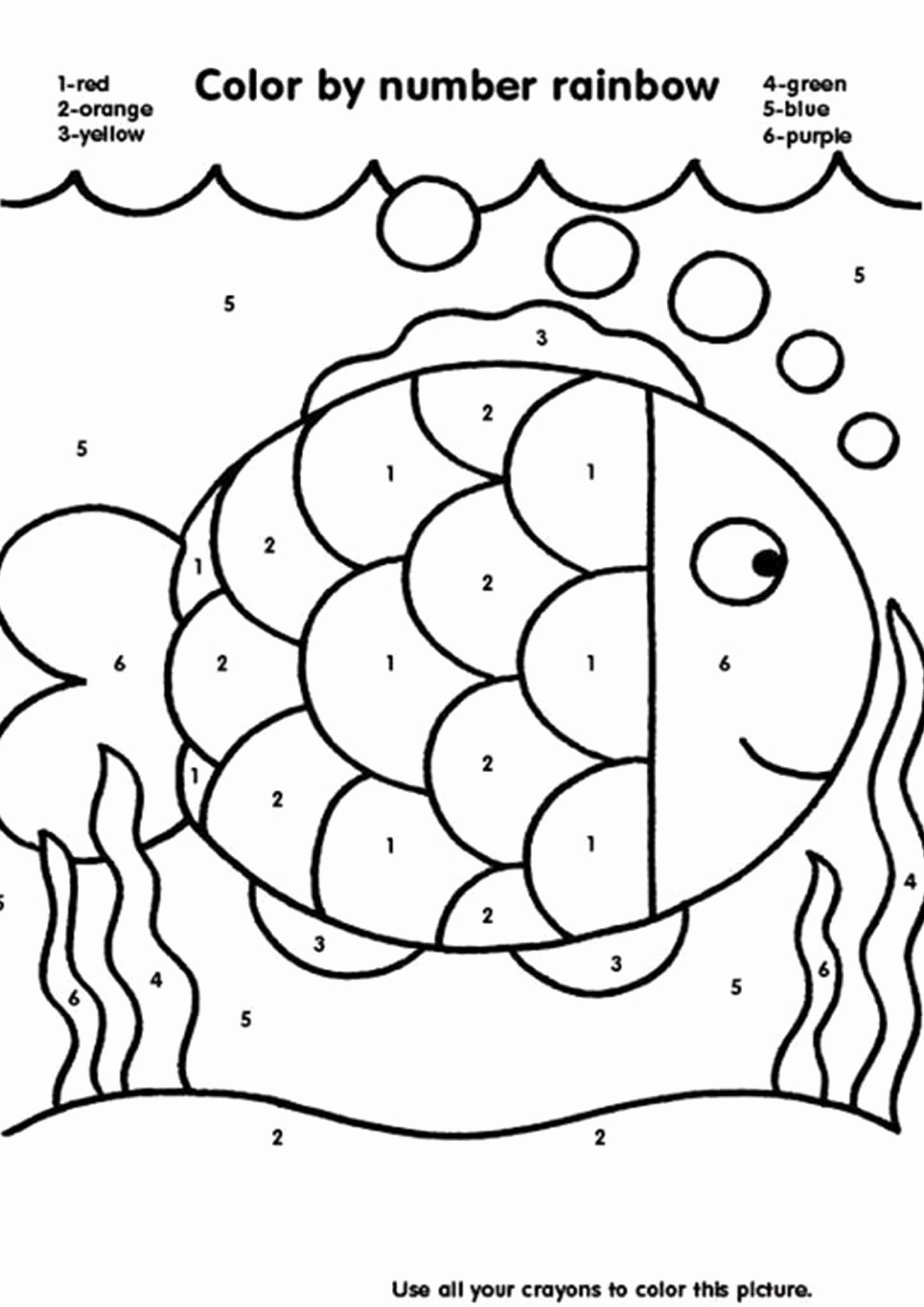 Kindergarten Color By Number Worksheets Elegant Free Printable Color By Number Worksheets For