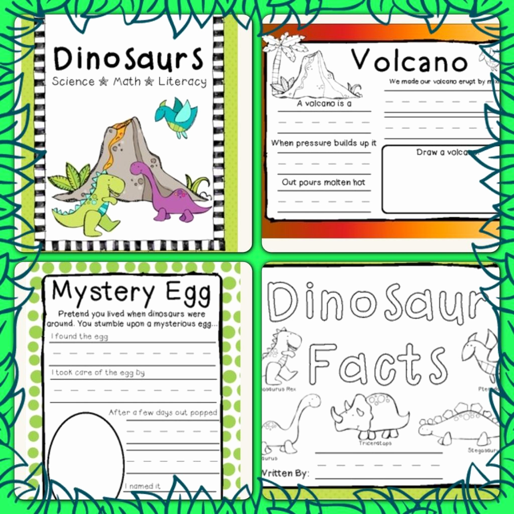 Kindergarten Dinosaur Worksheets Fresh Dinosaur Unit