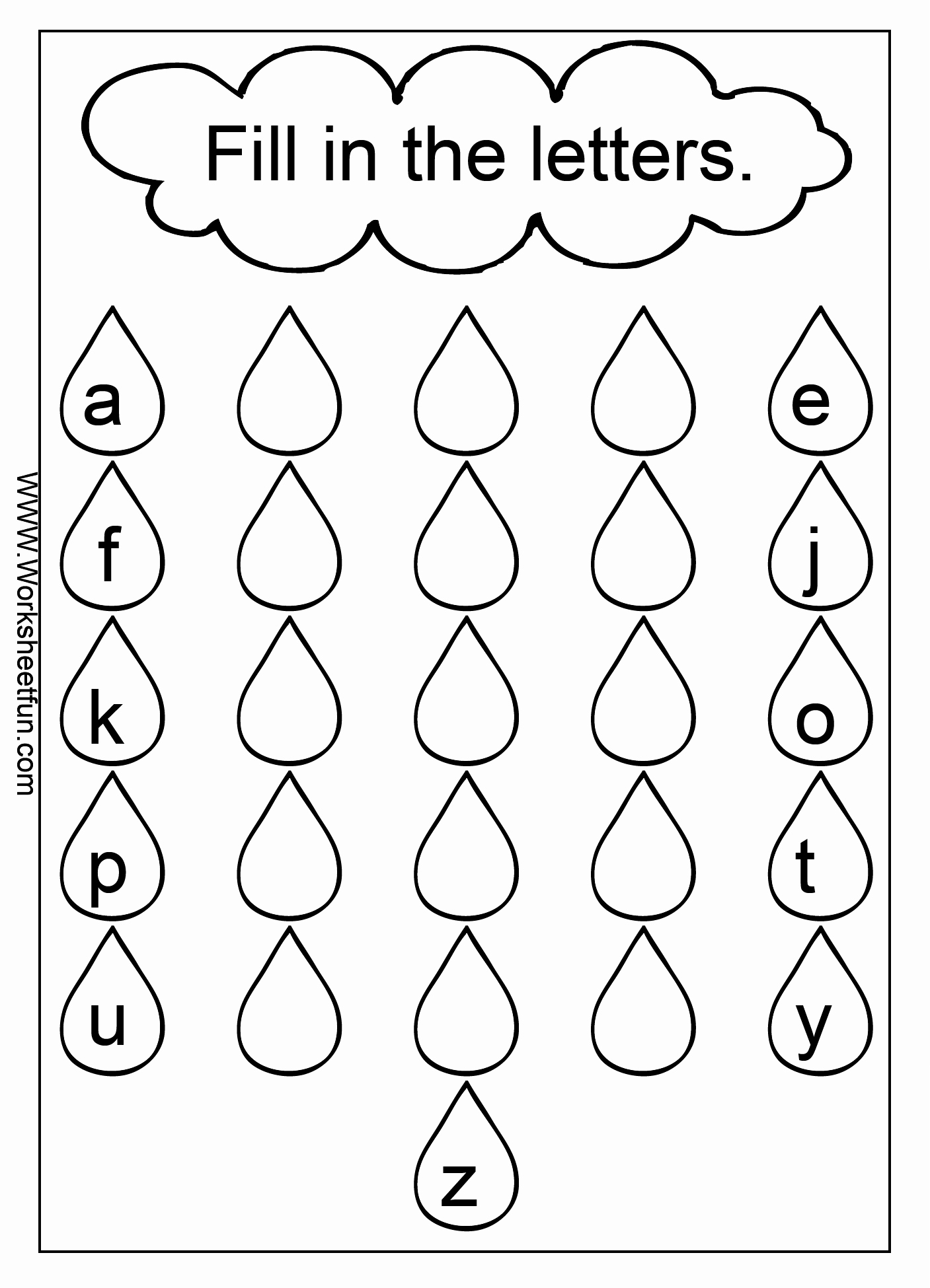 Kindergarten Lowercase Letters Worksheets Lovely Missing Lowercase Letters – Missing Small Letters Free