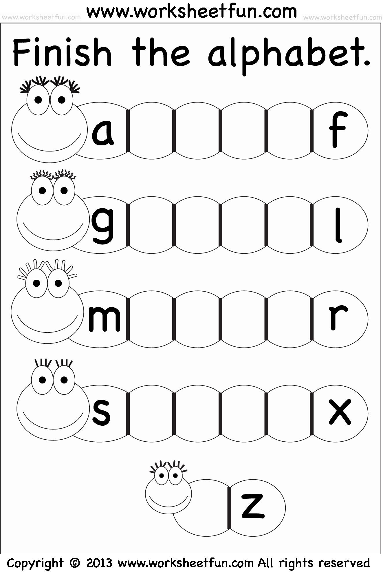 Kindergarten Lowercase Letters Worksheets New Missing Lowercase Letters – Missing Small Letters