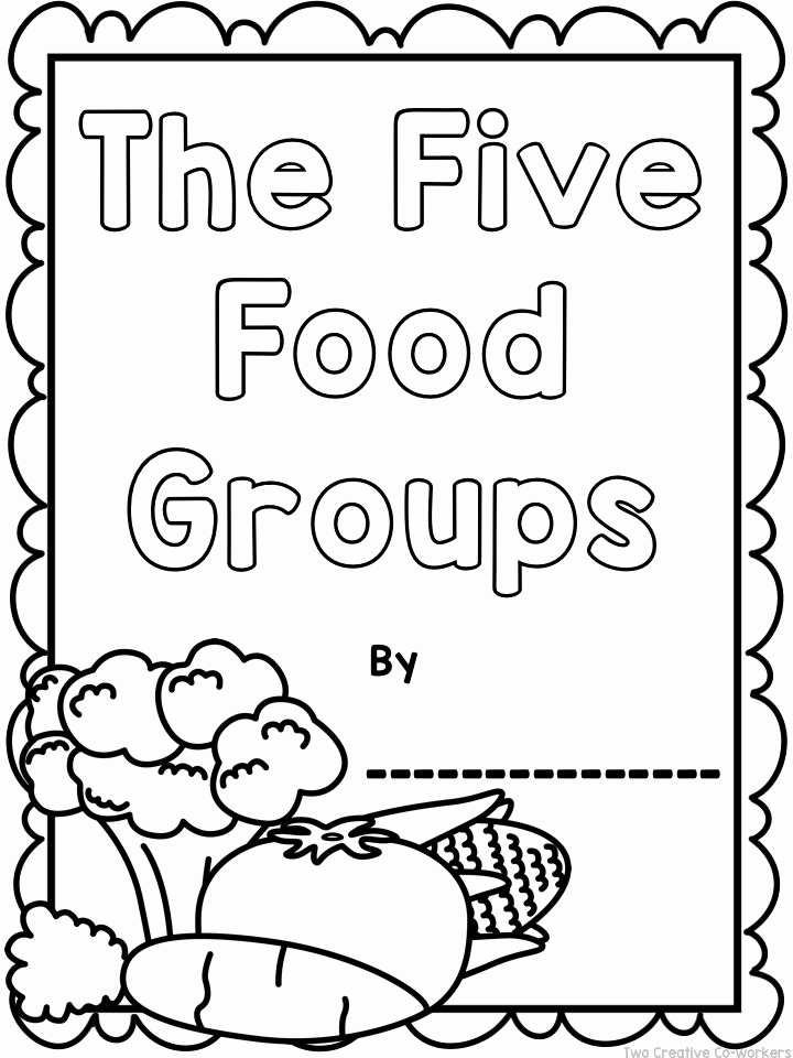 Kindergarten Nutrition Worksheets Beautiful the Food Groups Printable Worksheets Mini Book