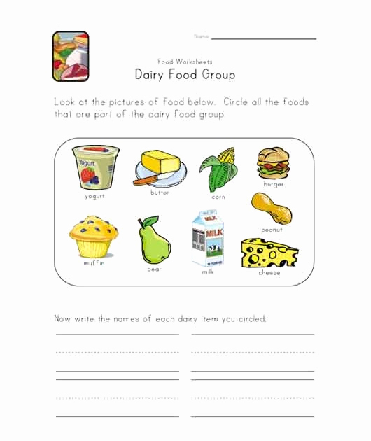 Kindergarten Nutrition Worksheets Lovely 76 Free Download Food and Nutrition Worksheets for
