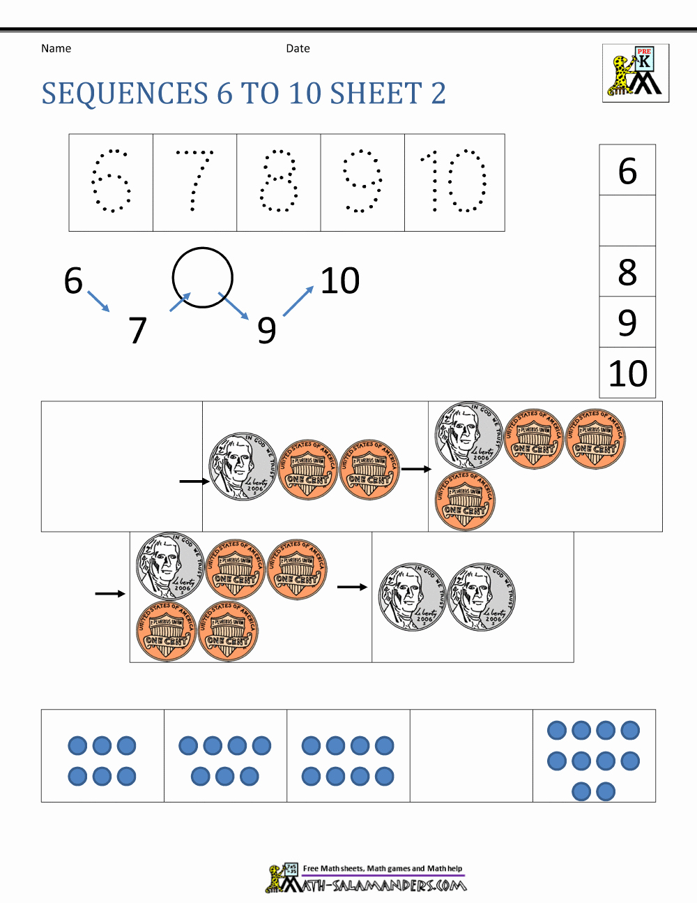 Kindergarten Sequence Worksheets Best Of Preschool Number Worksheets Sequencing to 10