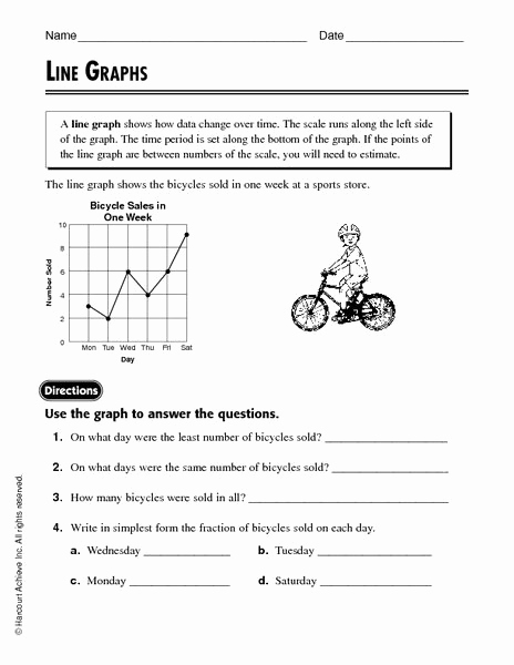 Line Graph Worksheet 5th Grade Elegant Line Graphs Worksheet for 3rd 5th Grade