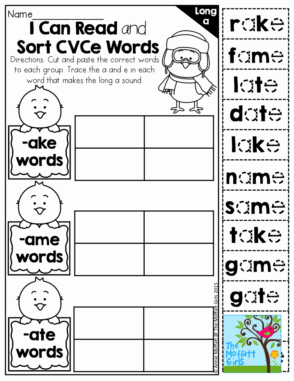 Long Vowel Silent E Worksheet Awesome April Fun Filled Learning