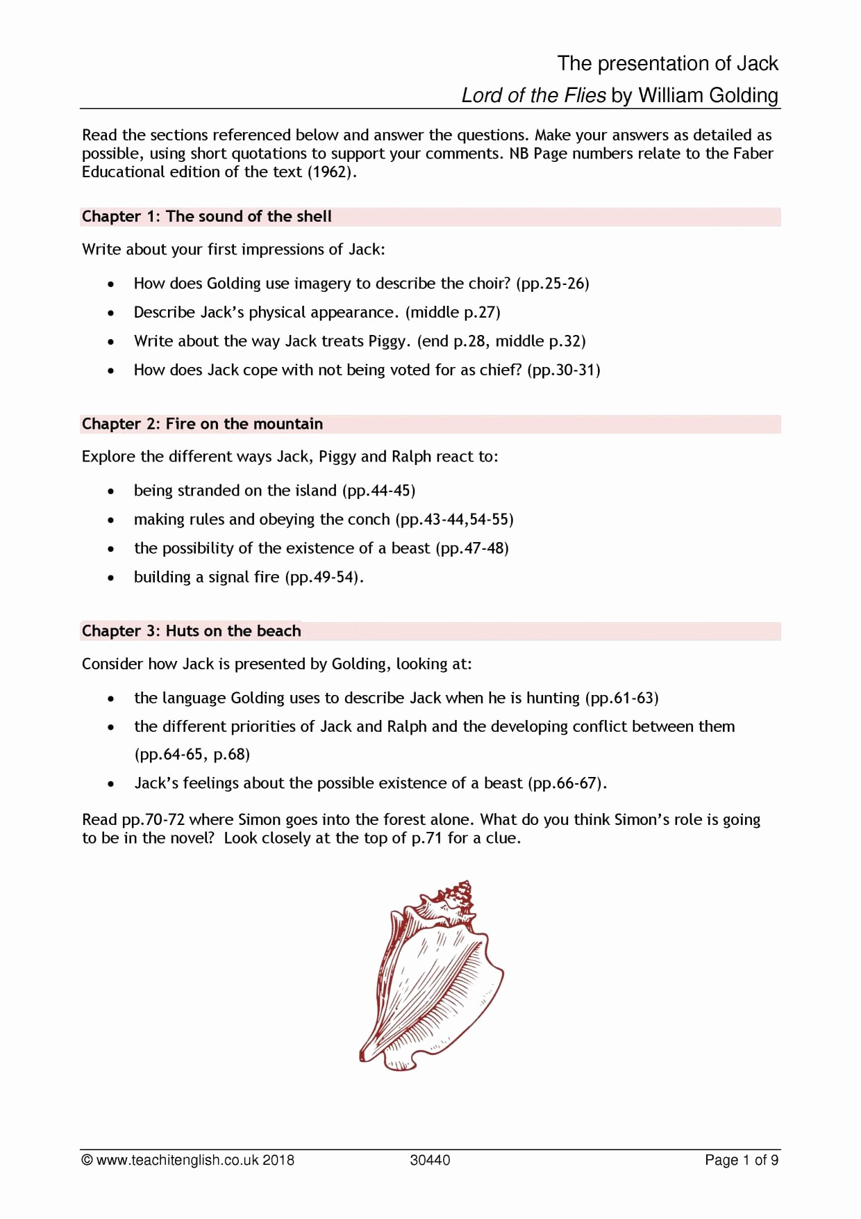Lord Of the Flies Worksheets Luxury Lord the Flies while Reading Chapter 4 Worksheet