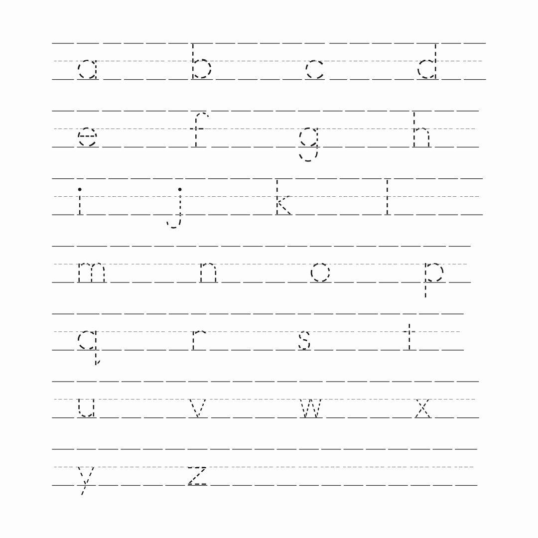 Lowercase Alphabet Tracing Worksheets Inspirational 5 Best Cursive Lower Case Letters Printables Printablee