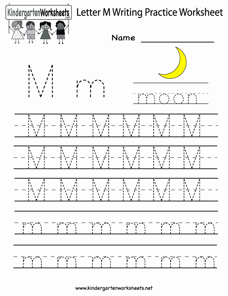 M Worksheets Preschool Beautiful Tracing Letter M Worksheets Kindergarten
