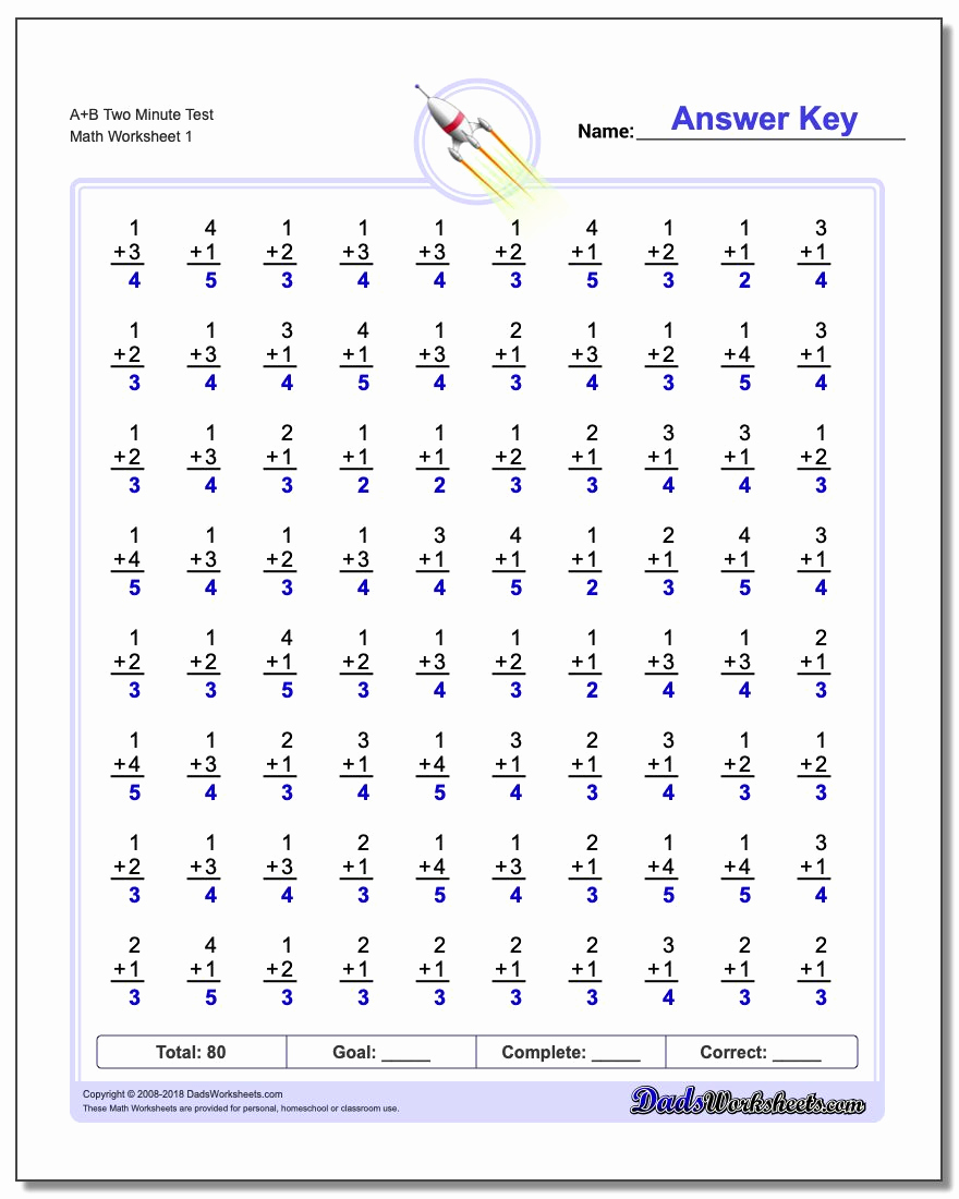 Mad Minute Subtraction Worksheets Awesome Mad Minute Math Subtraction Worksheets Printable
