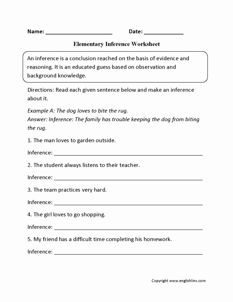 Making Inference Worksheets 4th Grade Fresh 12 4th Grade Inferences Worksheets