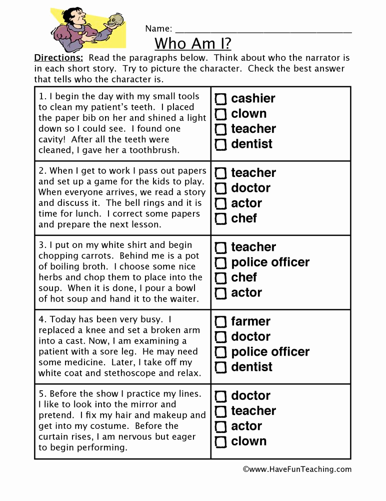 Making Inferences Worksheets 4th Grade Unique People Inferences Worksheet • Have Fun Teaching
