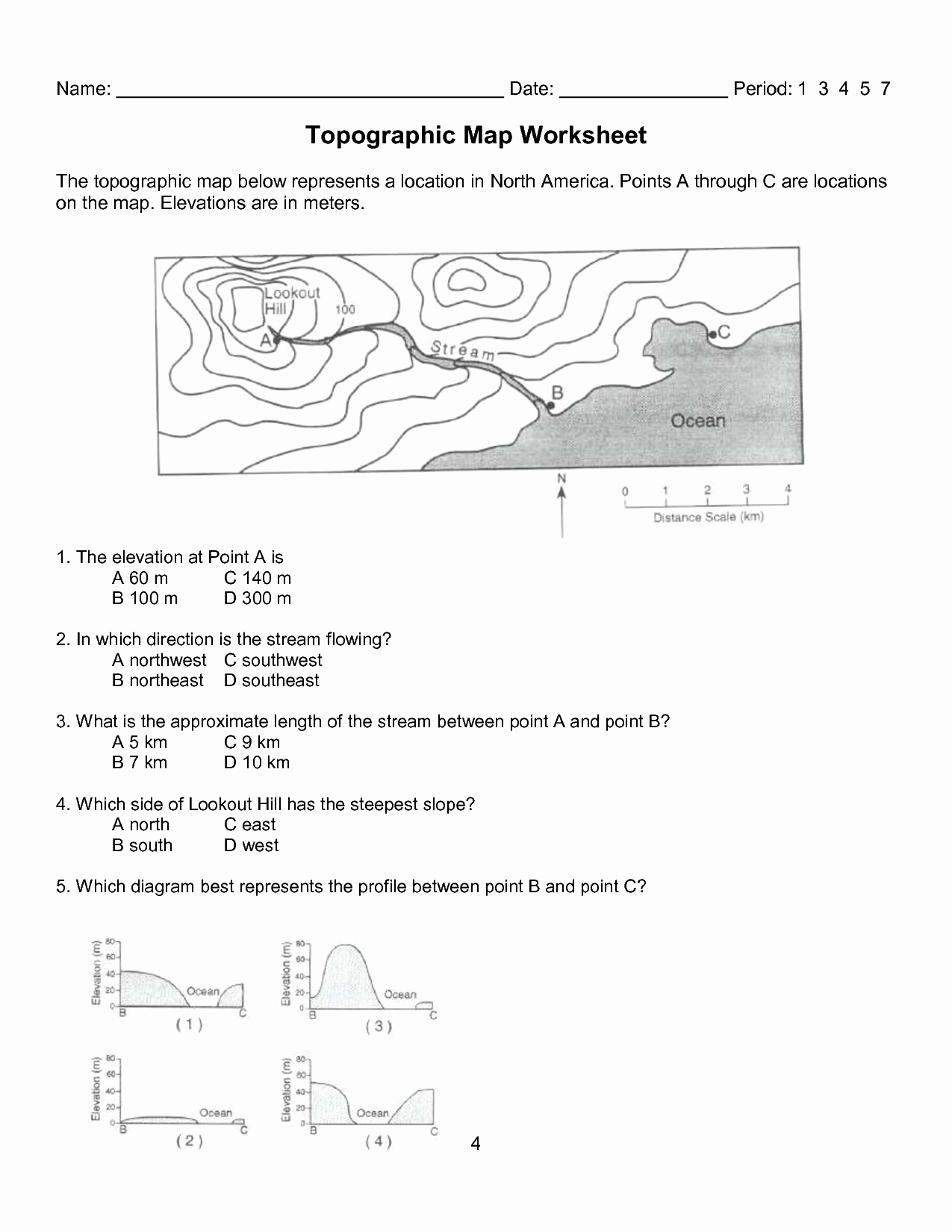 Map Skills Worksheets Answers New 13 Best Of 6th Grade Geography Worksheets 7th