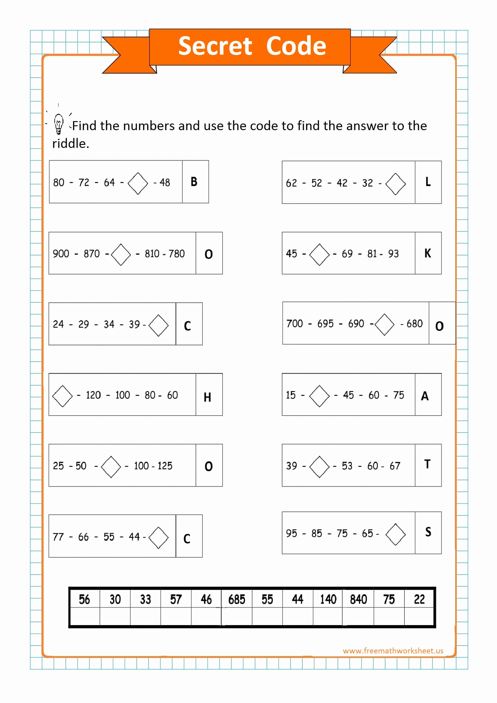 Math Secret Code Worksheets Beautiful Multiplication Secret Code Worksheet