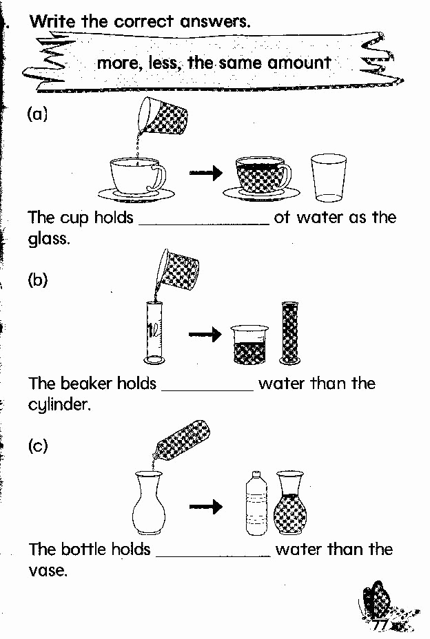Free Printable Measuring Cup Worksheets Printable Templates