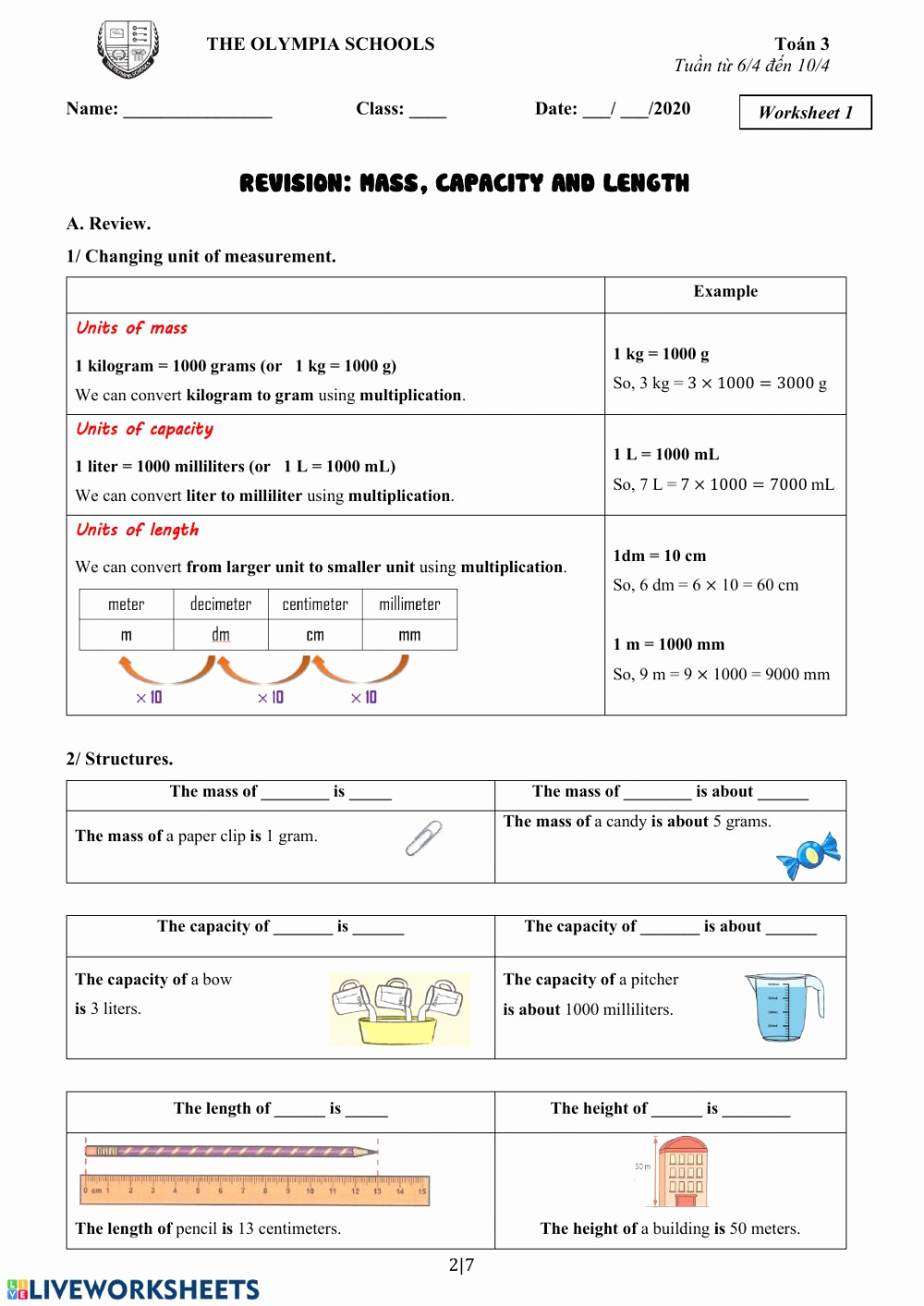 Measurement Worksheet Grade 3 Elegant Measurement Worksheets Grade 3