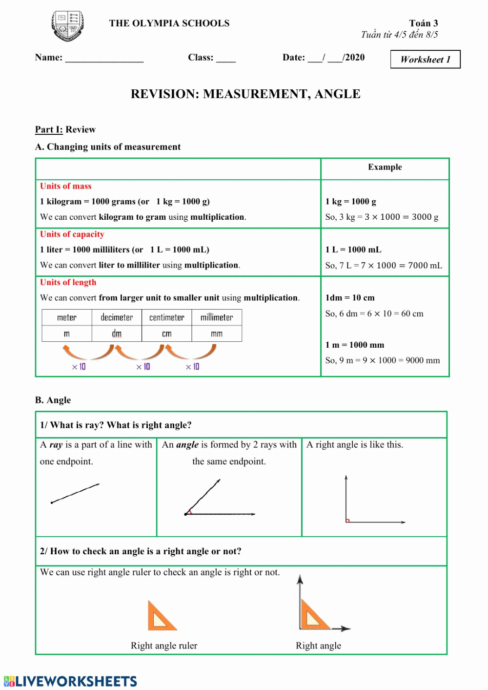 Measurement Worksheet Grade 3 Inspirational 20 Measurement Worksheet Grade 3