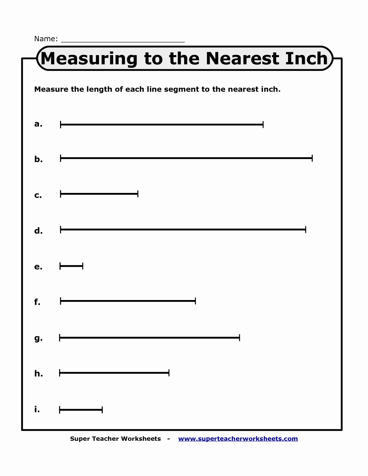 Measuring In Inches Worksheets Best Of 14 Best Of Worksheets Measure Cm Length