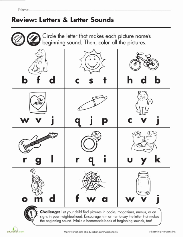 Medial sounds Worksheets First Grade Lovely Consonant sounds Worksheets Letter