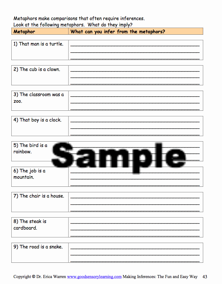 Middle School Inference Worksheets Awesome Inference Activities for Middle School