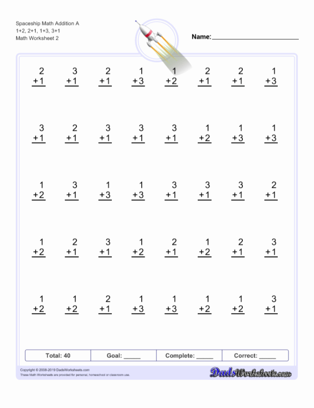 Minute Math Worksheets 1st Grade Inspirational 1 Minute Math Addition 640 Worksheets