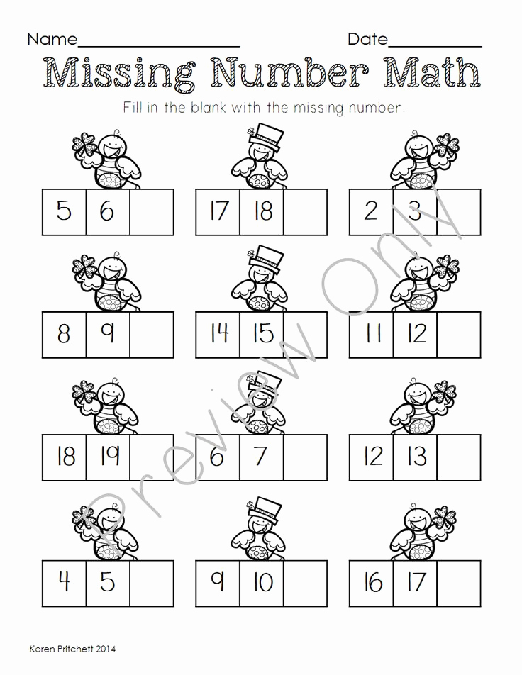 Missing Number Worksheets 1 20 Fresh Missing Number Worksheet New 792 Missing Number