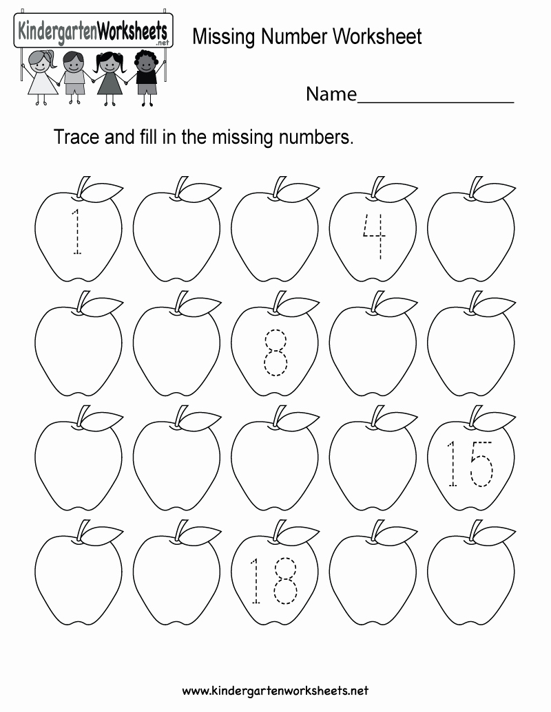 Missing Number Worksheets Kindergarten Awesome Missing Number Counting Worksheet Free Kindergarten Math