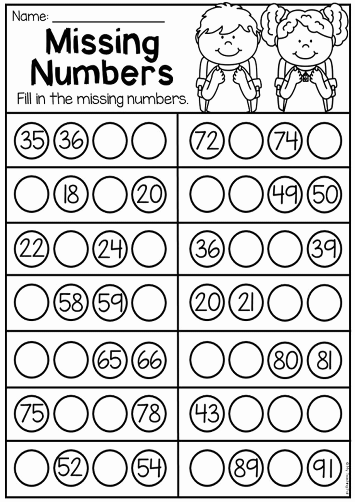 Missing Number Worksheets Kindergarten Lovely Free &amp; Fun Missing Number Worksheets Tulamama
