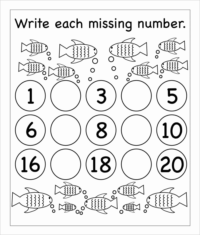 Missing Number Worksheets Kindergarten Lovely Image Result for Missing Numbers Worksheets Pdf