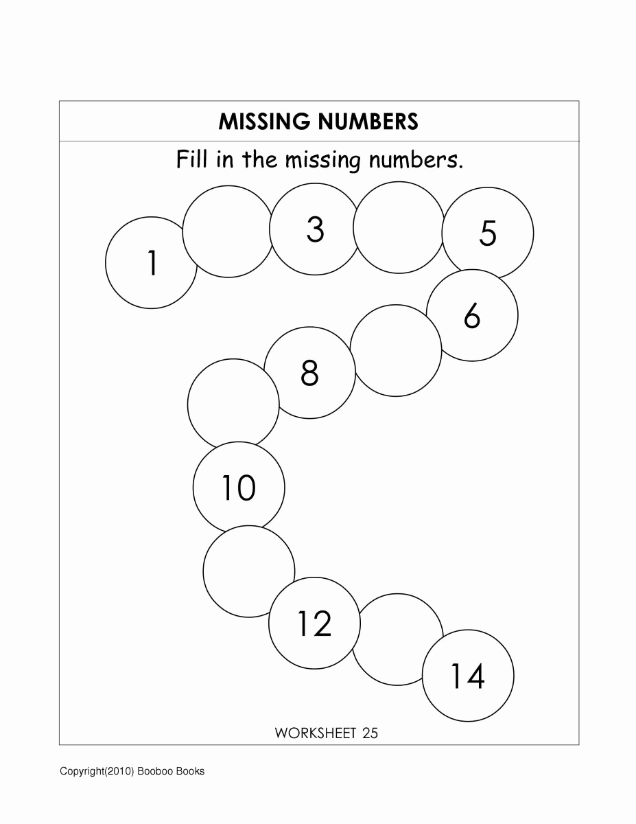 Missing Number Worksheets Kindergarten Luxury Missing Number Worksheets for Kindergarten
