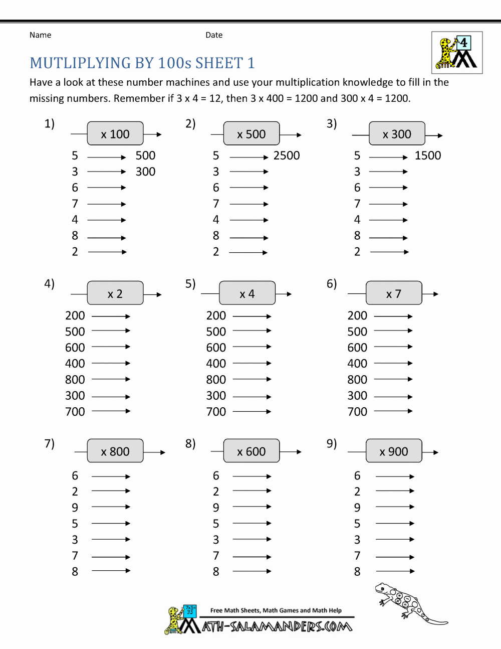 Multiplication Facts Worksheet Generator Fresh Multiplication Drill Worksheet Generator