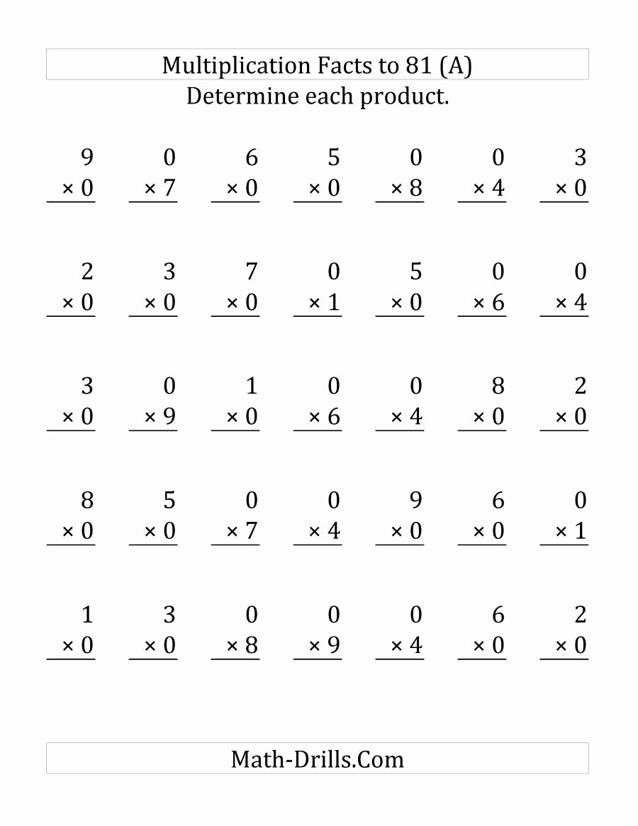 Multiplication Facts Worksheet Generator Lovely Instantly 20 Multiplication Facts Worksheet Generator Free