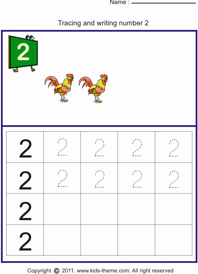 Number 2 Worksheets for Preschool Elegant Crafts Actvities and Worksheets for Preschool toddler and