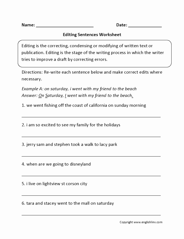 Paragraph Editing Worksheets 4th Grade Elegant Revising and Editing Worksheets 4th Grade – Super Worksheets